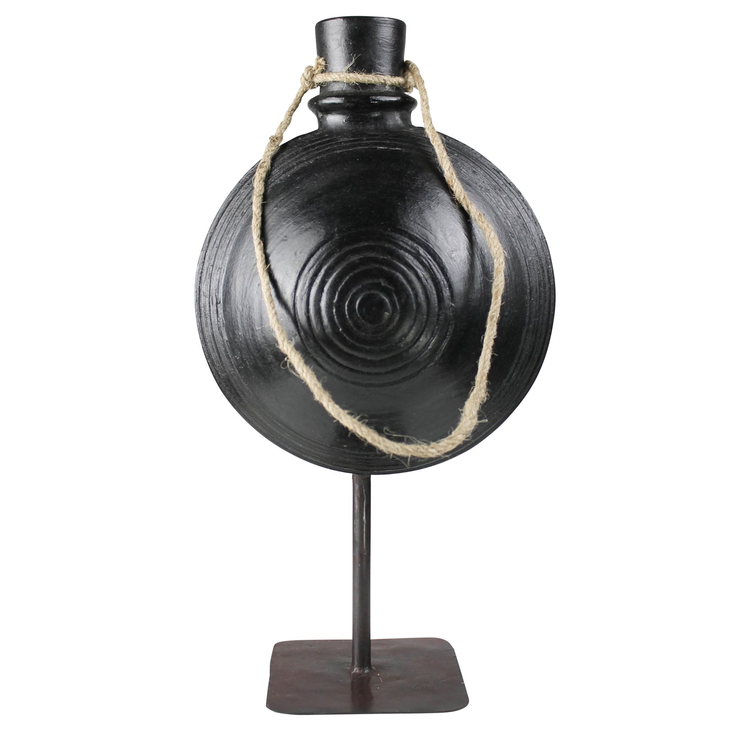 Bola Clay Pot on Stand - Large Set Of 4 By HomArt | Planters, Troughs & Cachepots | Modishstore - 3