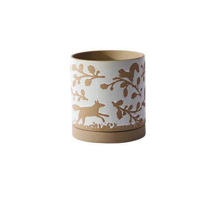 Foxtail Pot with Saucer Set of 4 By Accent Decor | Planters, Troughs & Cachepots | Modishstore - 7