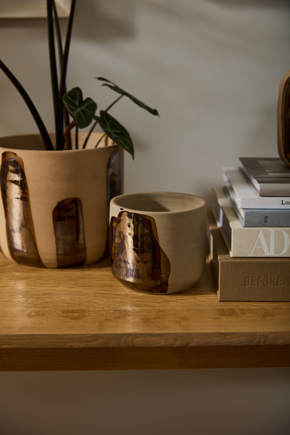 Bronze Brushstroke Collection Set of 8 By Accent Decor | Stands | Modishstore - 6