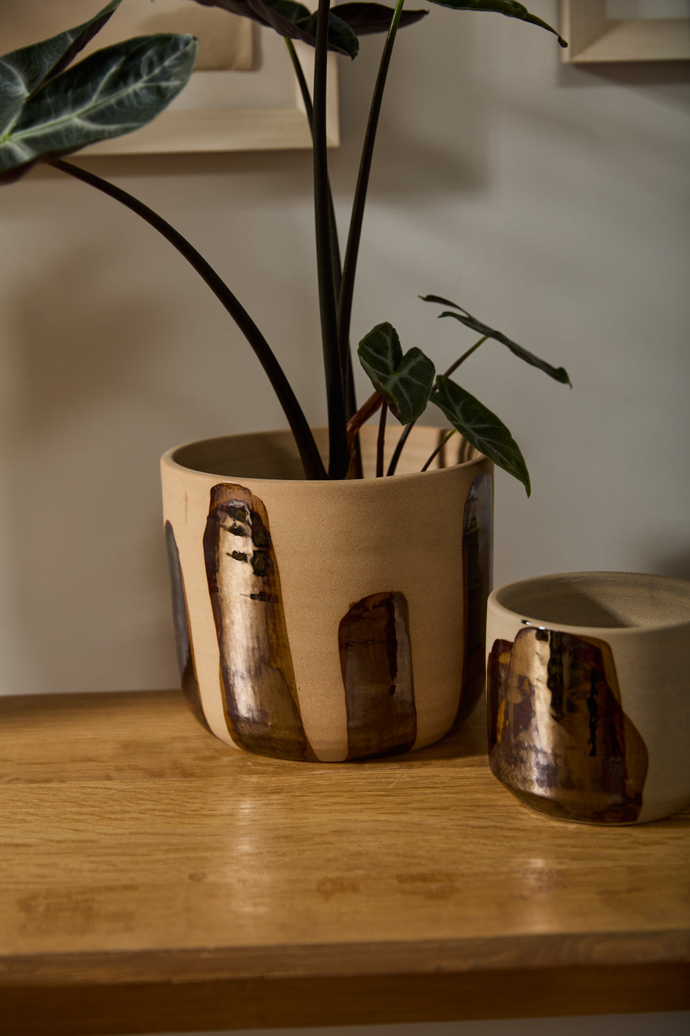 Bronze Brushstroke Collection Set of 8 By Accent Decor | Stands | Modishstore - 8