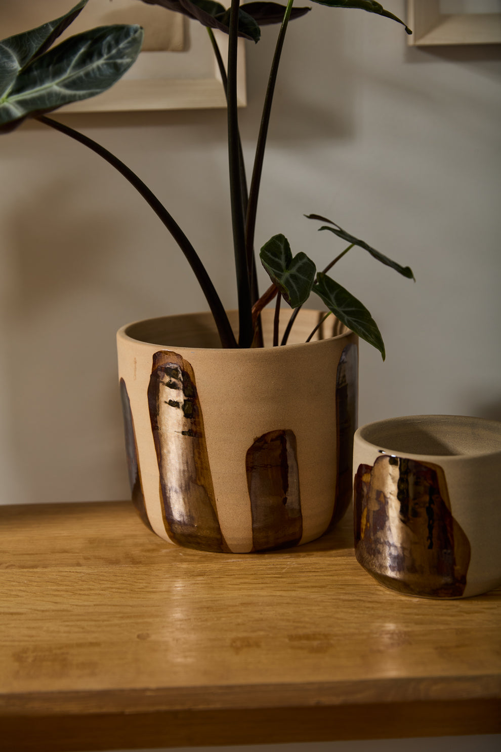 Bronze Brushstroke Collection Set of 8 By Accent Decor | Stands | Modishstore - 8