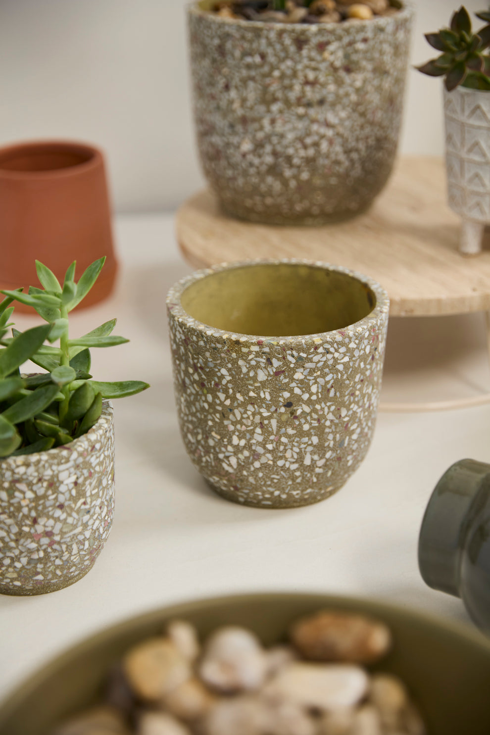 Verde Pot Set of 4 By Accent Decor | Planters, Troughs & Cachepots | Modishstore - 15