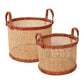 Maple Basket - Set of 2 By Accent Decor | Bins, Baskets & Buckets | Modishstore - 2