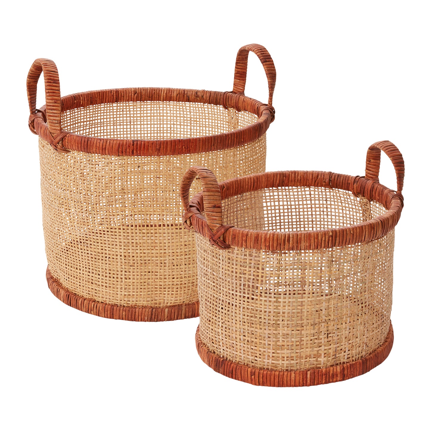 Maple Basket - Set of 2 By Accent Decor | Bins, Baskets & Buckets | Modishstore - 2