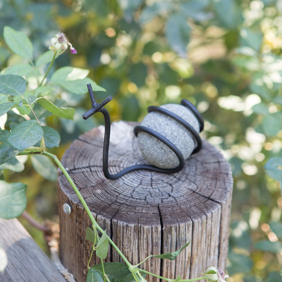 Stone Snail Set of 6 By Garden Age Supply | Minerals and Stones | Modishstore - 3