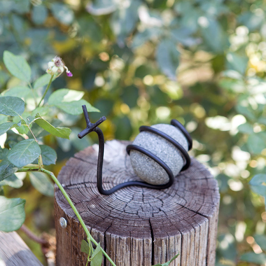 Stone Snail Set of 6 By Garden Age Supply | Minerals and Stones | Modishstore - 5