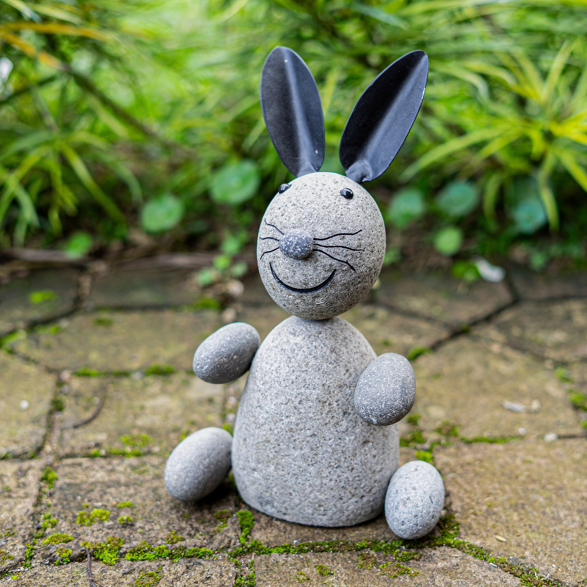 Stone Rabbit By Garden Age Supply | Minerals and Stones | Modishstore - 1