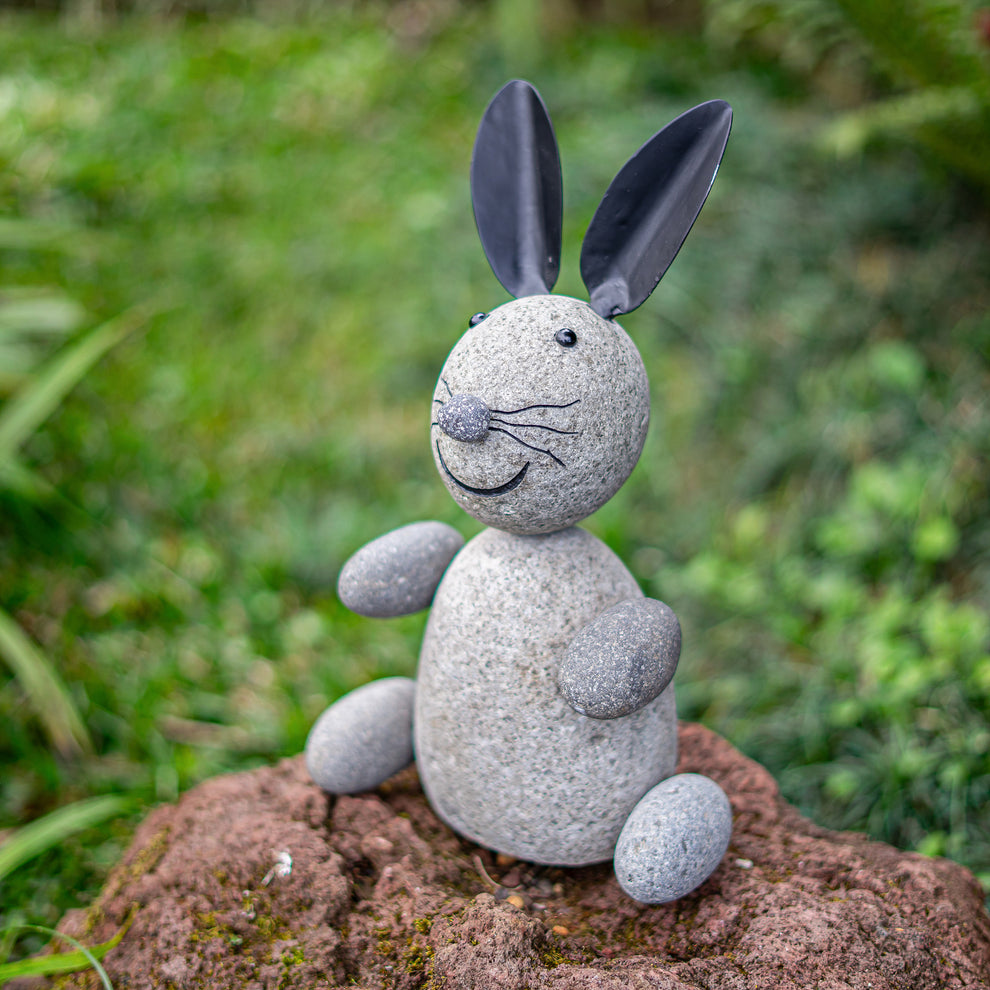 Stone Rabbit By Garden Age Supply | Minerals and Stones | Modishstore - 2