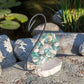 Stone & Glass Swan Set of 2 By Garden Age Supply