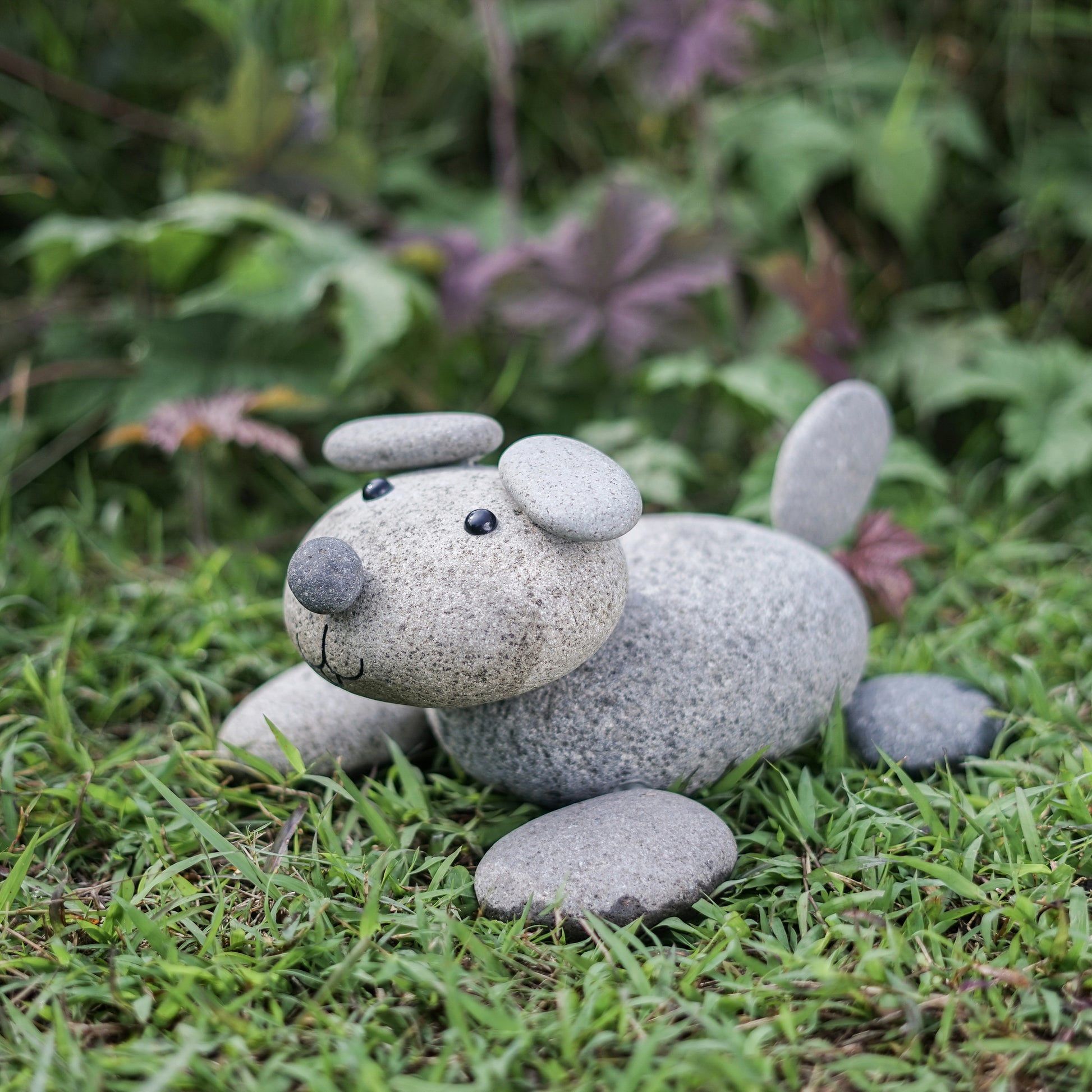 Happy Puppy Set of 2 By Garden Age Supply | Sculptures | Modishstore - 1