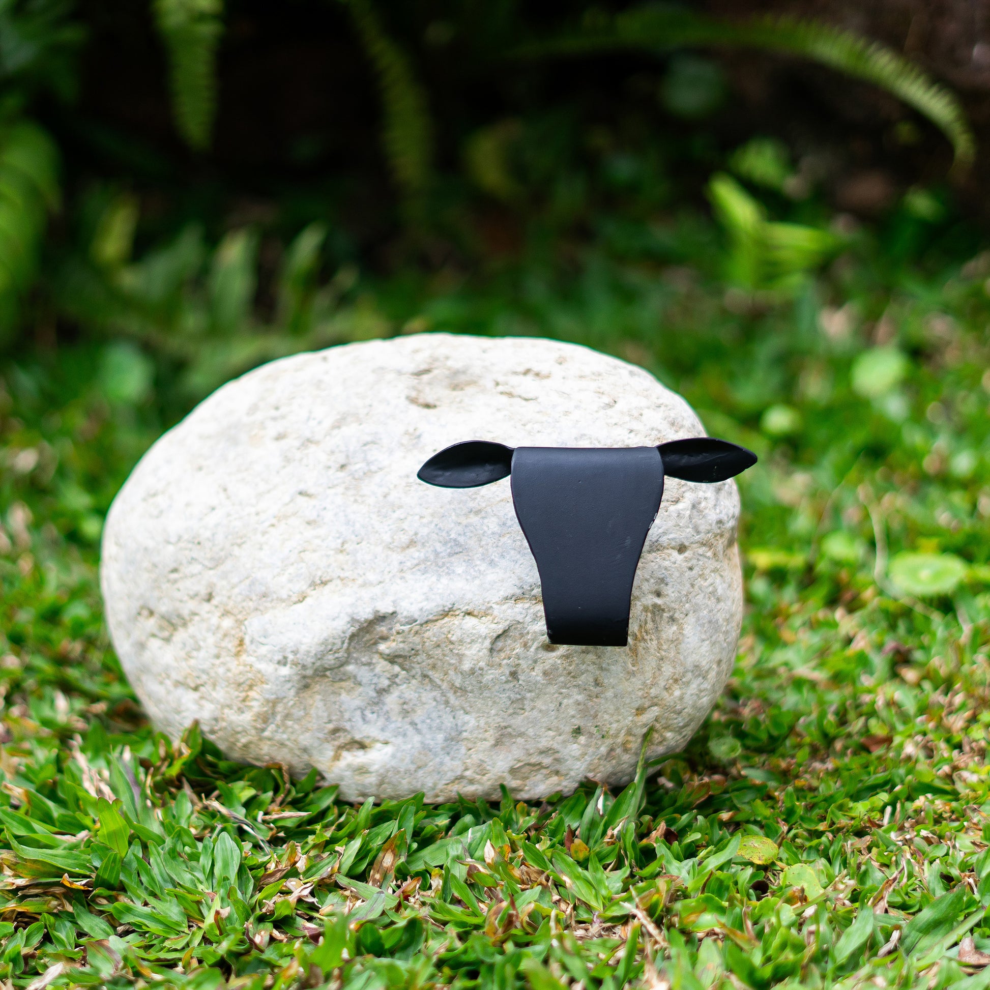 Mama Stone Sheep Set of 2 By Garden Age Supply | Minerals and Stones | Modishstore - 1