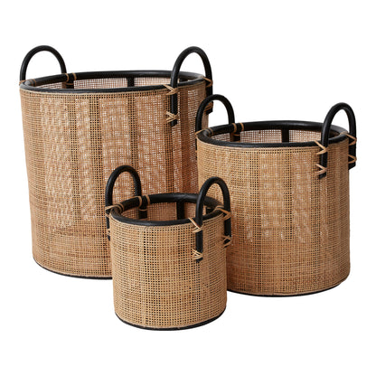 Townes Baskets - Set of 3 By Accent Decor | Bins, Baskets & Buckets | Modishstore - 2