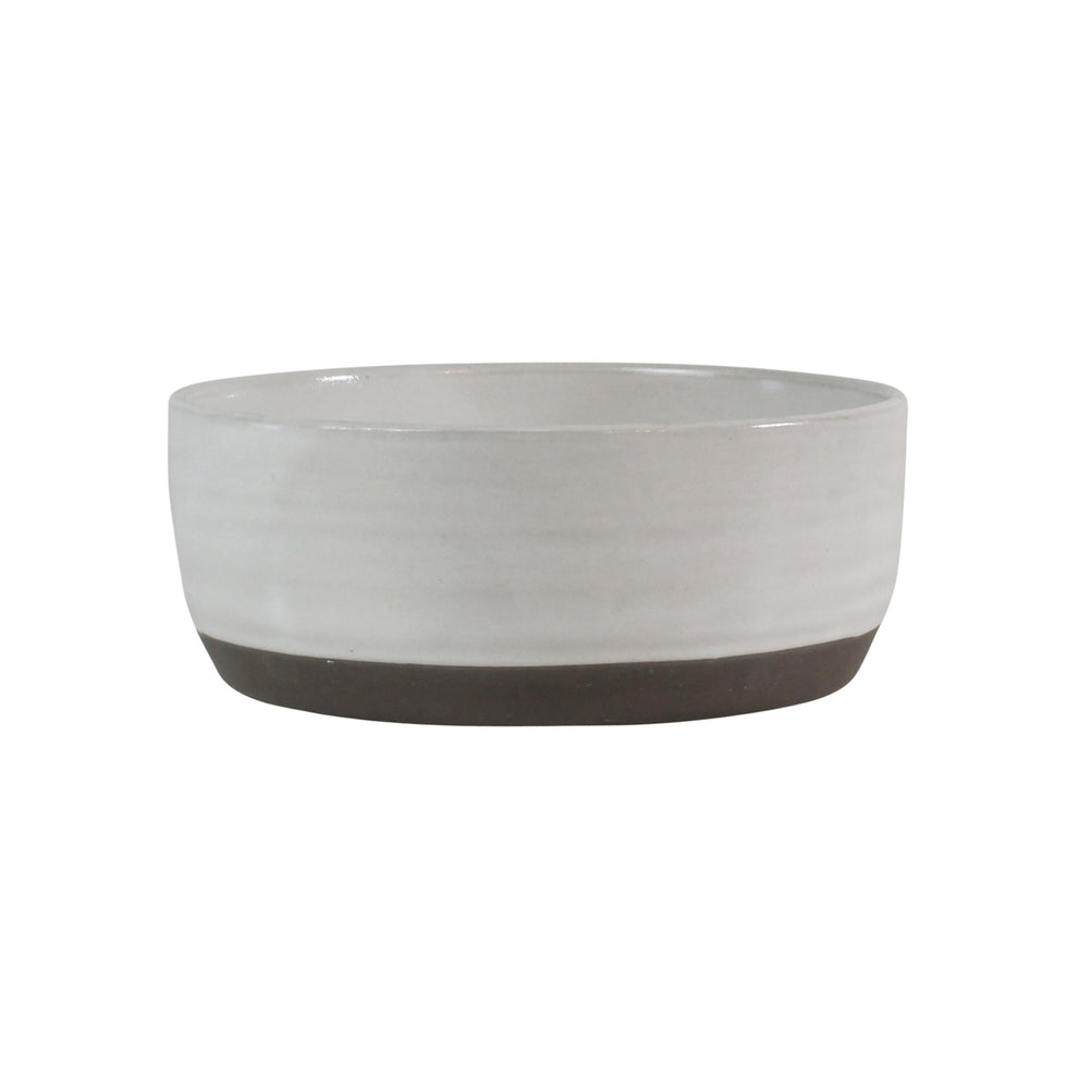 Liam Ceramic Serving Bowls - Set of 3 - Partial Glaze By HomArt | Decorative Bowls | Modishstore - 5
