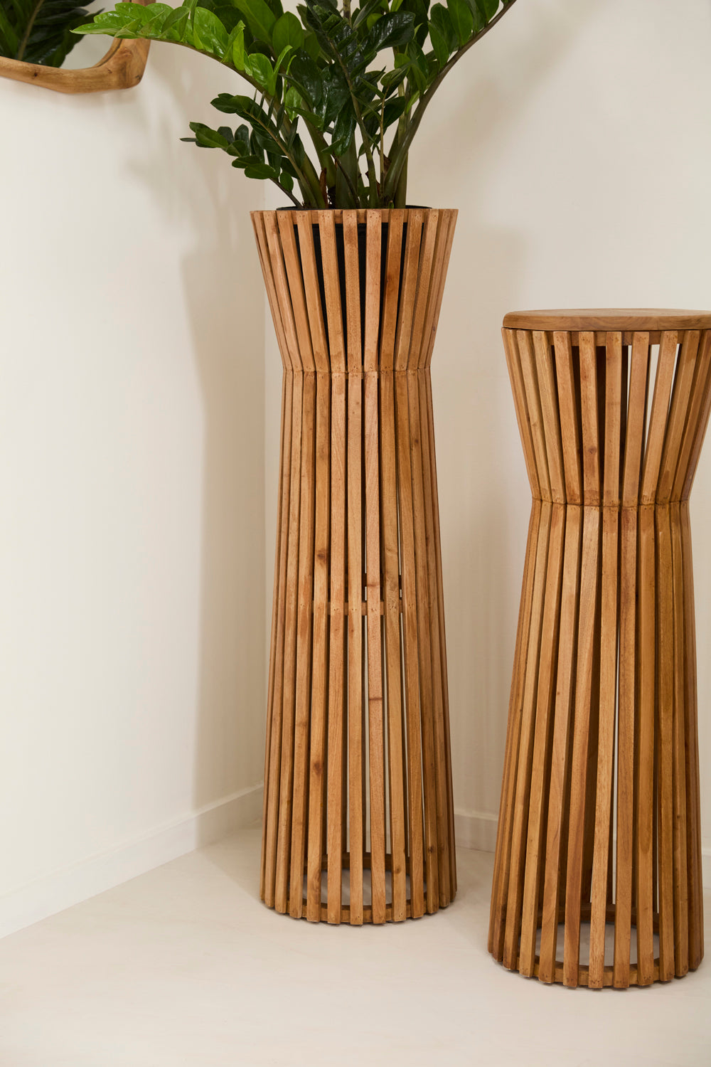 Slatted Column By Accent Decor | Planters, Troughs & Cachepots | Modishstore - 11