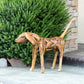 Teak Walking Dog By Garden Age Supply