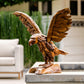 Teak Eagle 24" Tall By Garden Age Supply