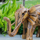 Teak Baby Elephant By Garden Age Supply