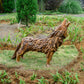 Teak Wolves By Garden Age Supply