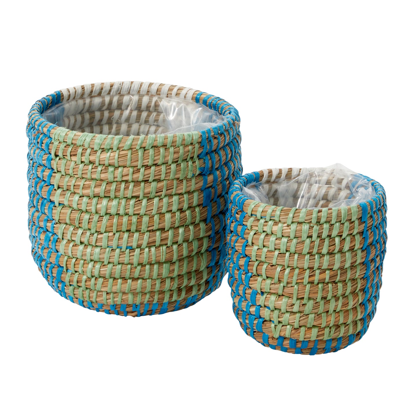 Aqua Basket - Set of 4 By Accent Decor | Stands | Modishstore - 2