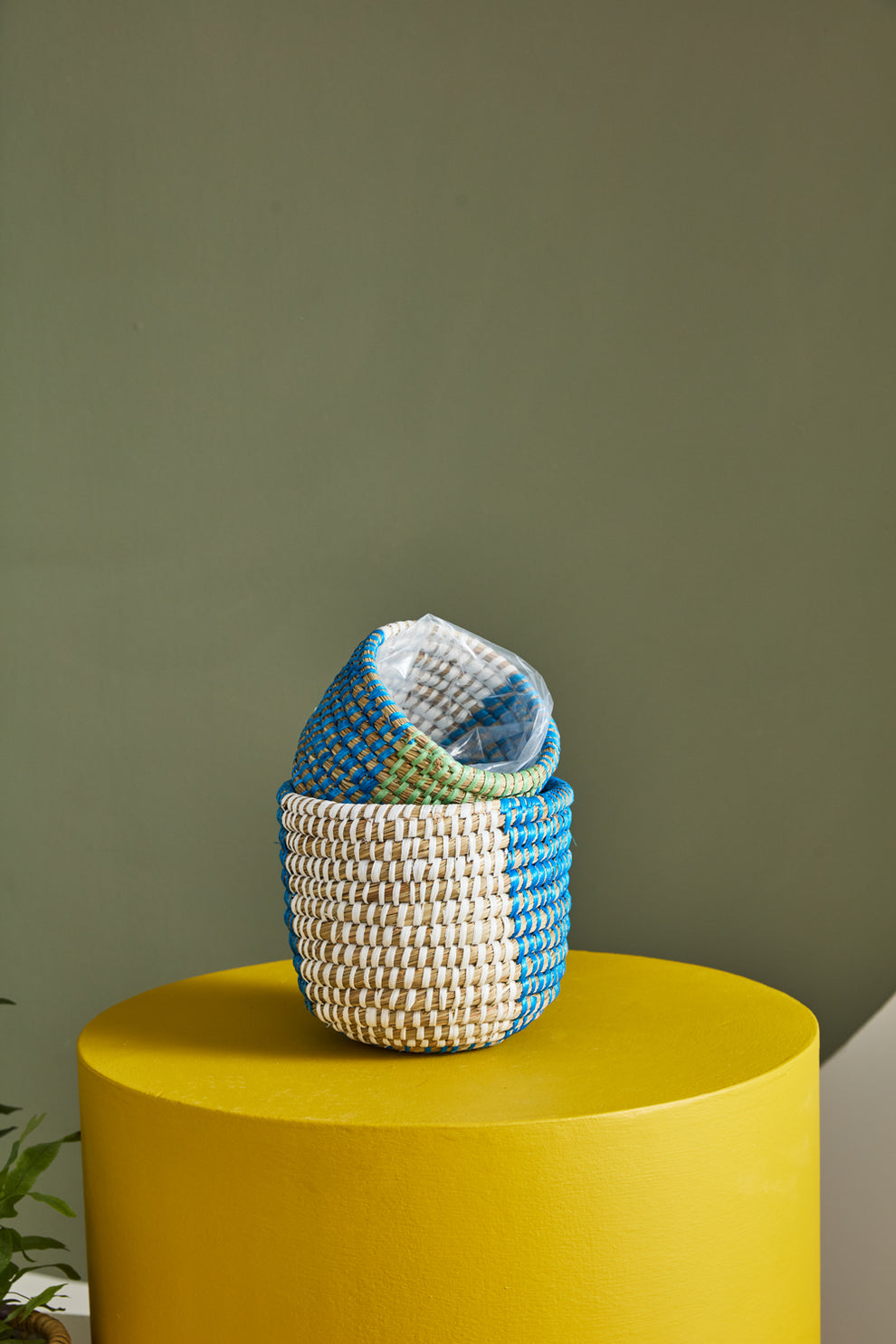 Aqua Basket - Set of 4 By Accent Decor | Stands | Modishstore - 4