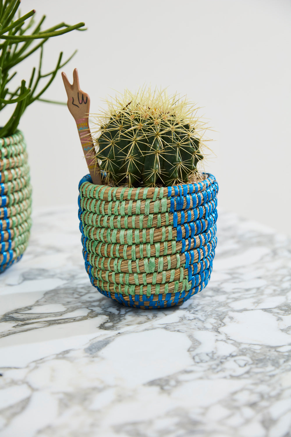 Aqua Basket - Set of 4 By Accent Decor | Stands | Modishstore - 5