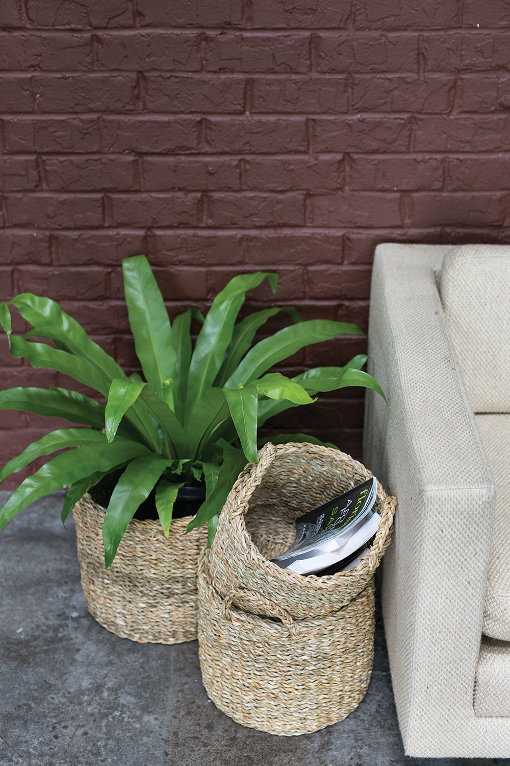 Hacienda Basket - Set of 3 By Accent Decor | Bins, Baskets & Buckets | Modishstore - 6