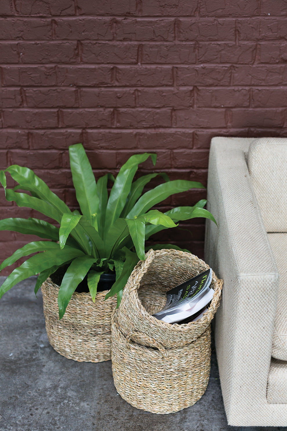 Hacienda Basket - Set of 3 By Accent Decor | Bins, Baskets & Buckets | Modishstore - 6