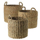 Hacienda Basket - Set of 3 By Accent Decor | Bins, Baskets & Buckets | Modishstore - 2 - Hacienda Basket - Set of 3 By Accent Decor