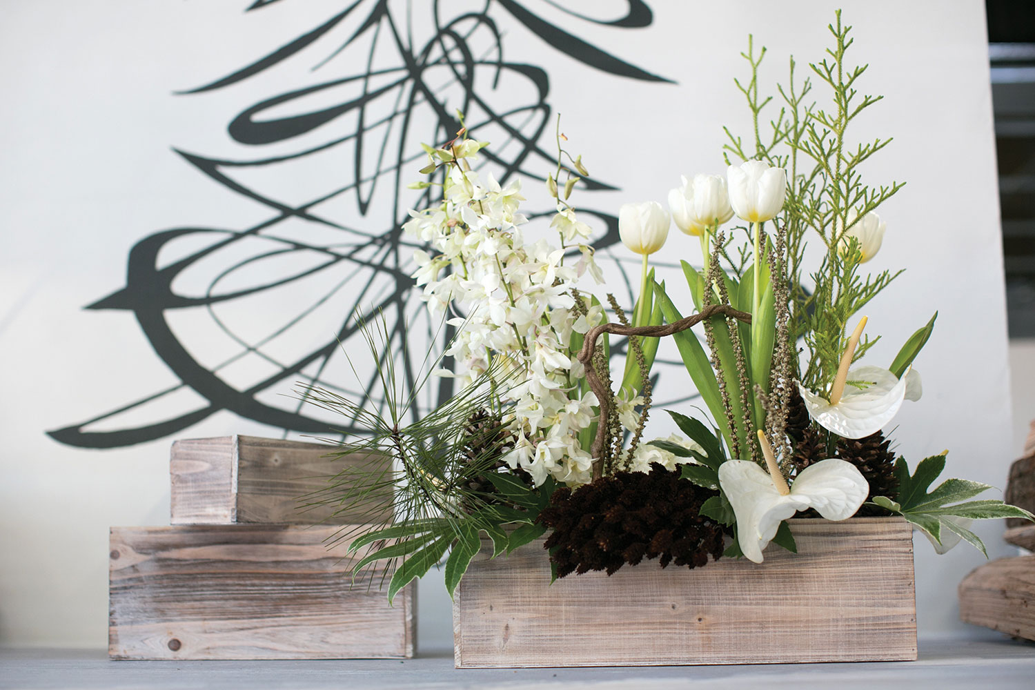 Woodland Planter Set of 4 By Accent Decor | Planters, Troughs & Cachepots | Modishstore - 9