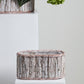 Oval Bark Basket Set of 4 By Accent Decor | Planters, Troughs & Cachepots | Modishstore - 6