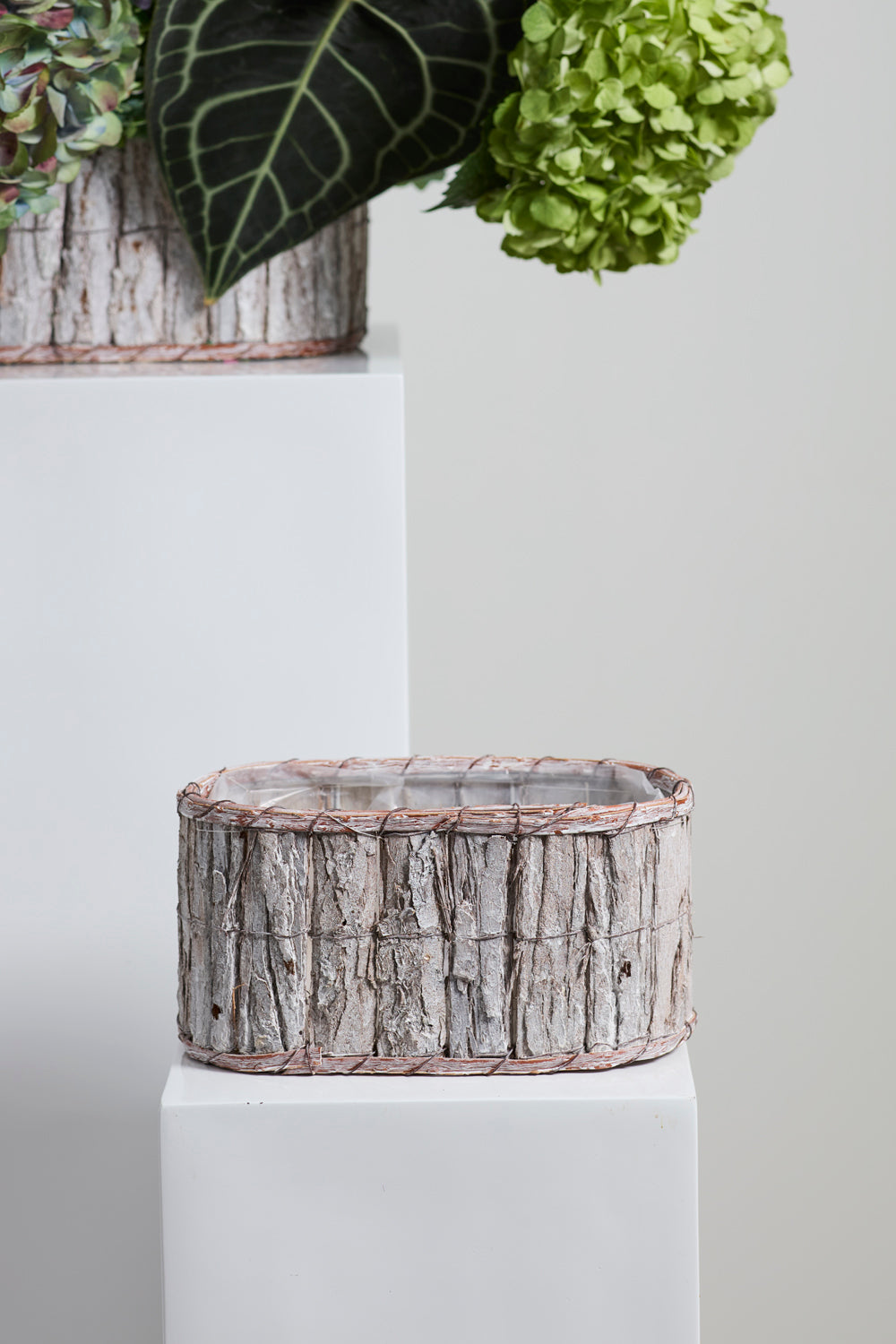 Oval Bark Basket Set of 4 By Accent Decor | Planters, Troughs & Cachepots | Modishstore - 6