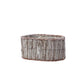 Oval Bark Basket Set of 4 By Accent Decor | Planters, Troughs & Cachepots | Modishstore - 7