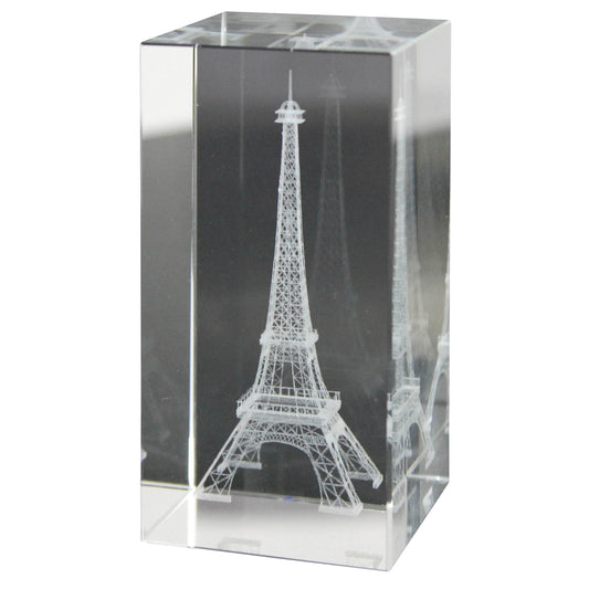 Glass Hologram - Eiffel Tower Set Of 4 By HomArt | Ornaments | Modishstore