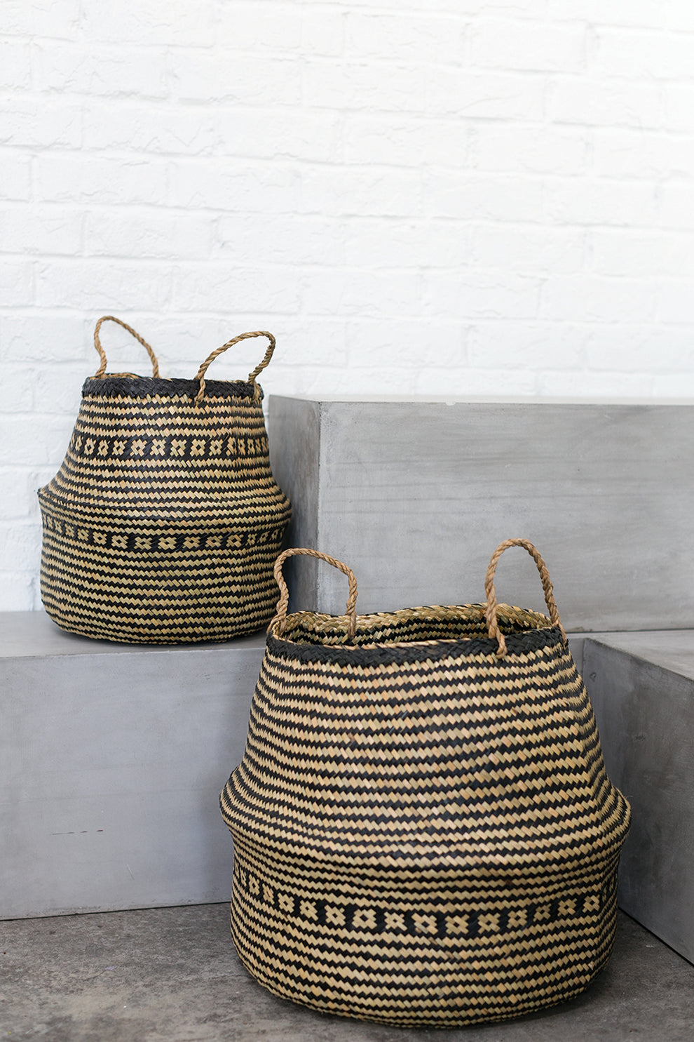 Benni Basket Set of 2 By Accent Decor | Bins, Baskets & Buckets | Modishstore - 7