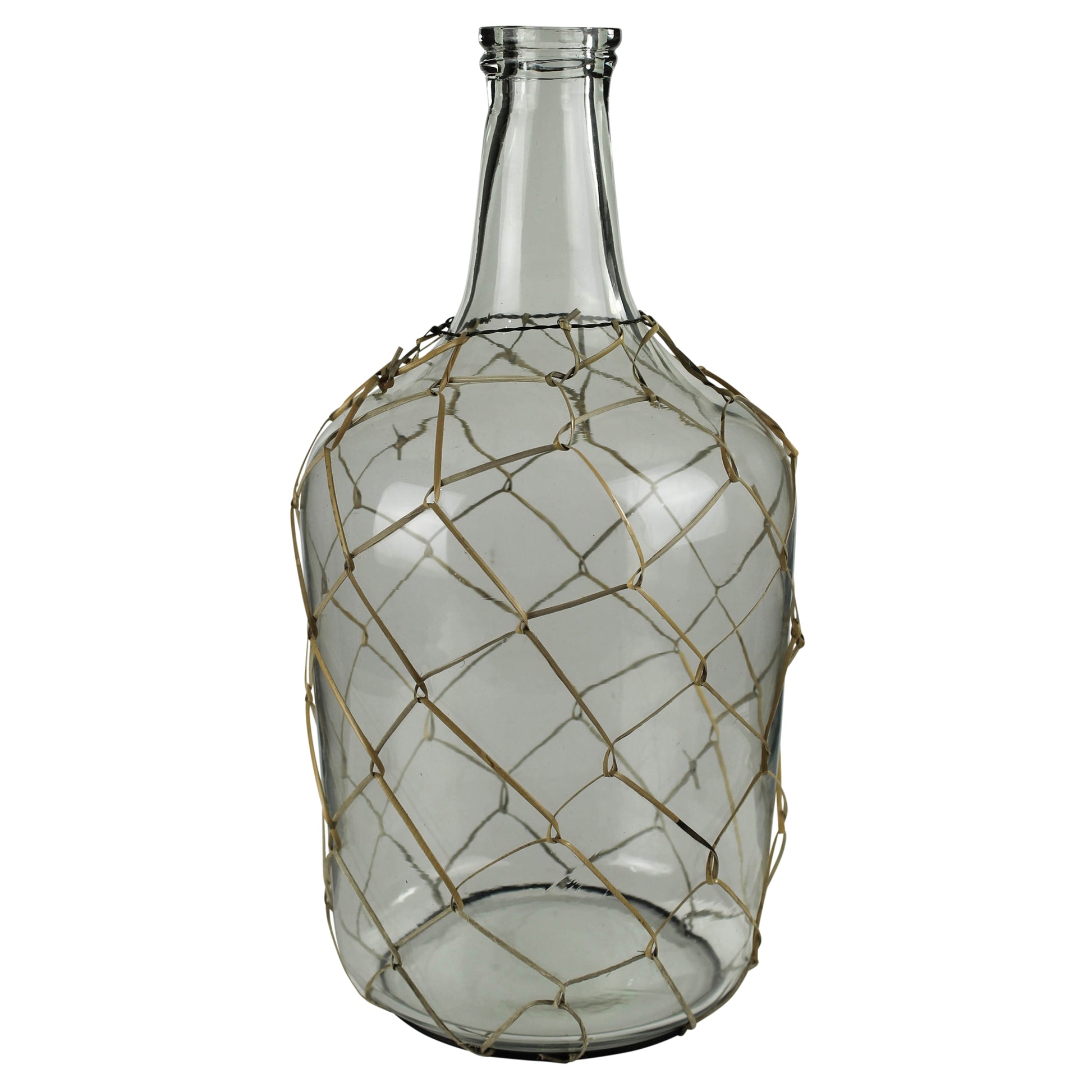 Conde Longneck Glass Bottle, Cane - Medium Set Of 4 By HomArt | Bottles & Jugs | Modishstore - 1