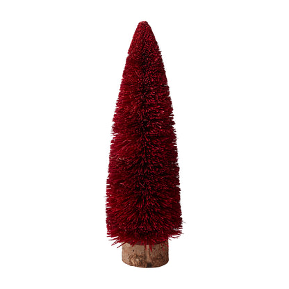 Christmas Bottle Brush Tree Set of 8 By Accent Decor | Decor | Modishstore - 8