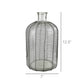 Conde Glass Bottle, Woven Wire - Small By HomArt | Bottles & Jugs | Modishstore - 5