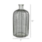 Conde Glass Bottle, Woven Wire - Small By HomArt | Bottles & Jugs | Modishstore - 9