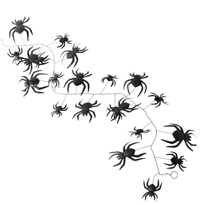 Widow Spider Garland Set of 2 By Accent Decor | Garland & Wreath | Modishstore - 2
