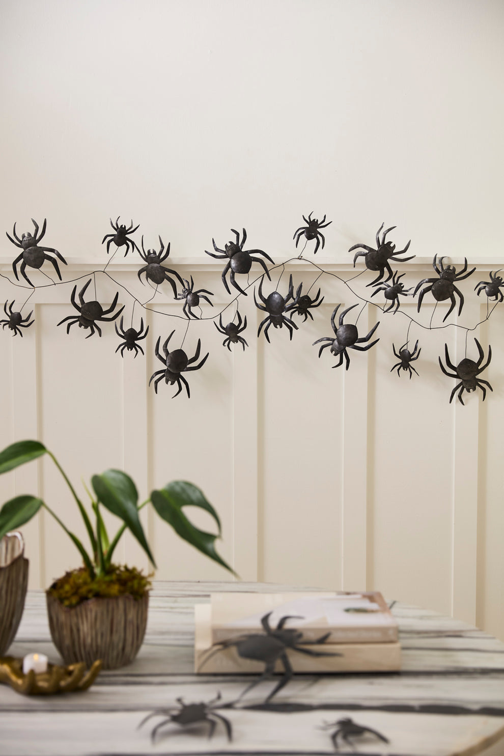 Widow Spider Garland Set of 2 By Accent Decor | Garland & Wreath | Modishstore - 4
