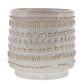 Peru Cachepot, Ceramic - Large - White Set Of 4 By HomArt | Planters, Troughs & Cachepots | Modishstore - 3