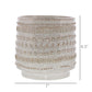 Peru Cachepot, Ceramic - Large - White Set Of 4 By HomArt | Planters, Troughs & Cachepots | Modishstore - 2
