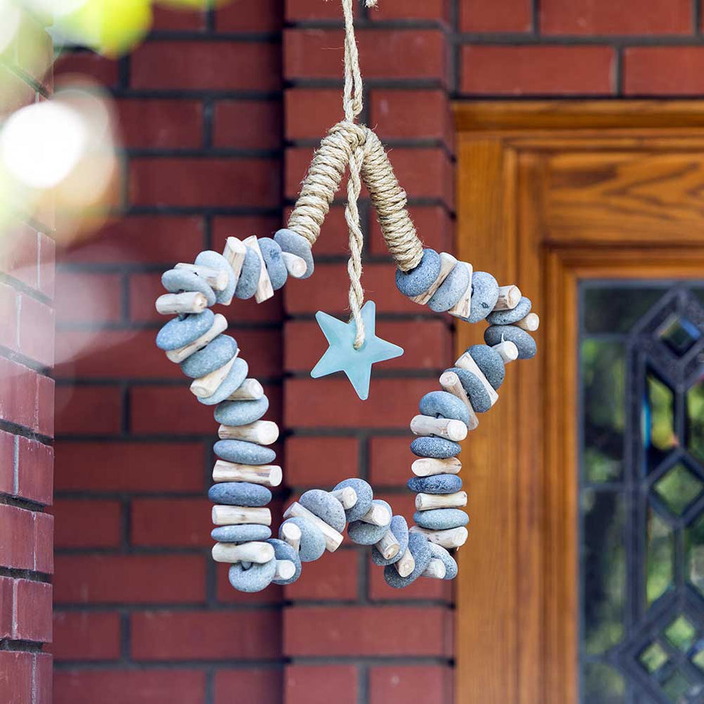 Star Wreath w/ Glass Star Set of 3 By Garden Age Supply | Sculptures | Modishstore - 2