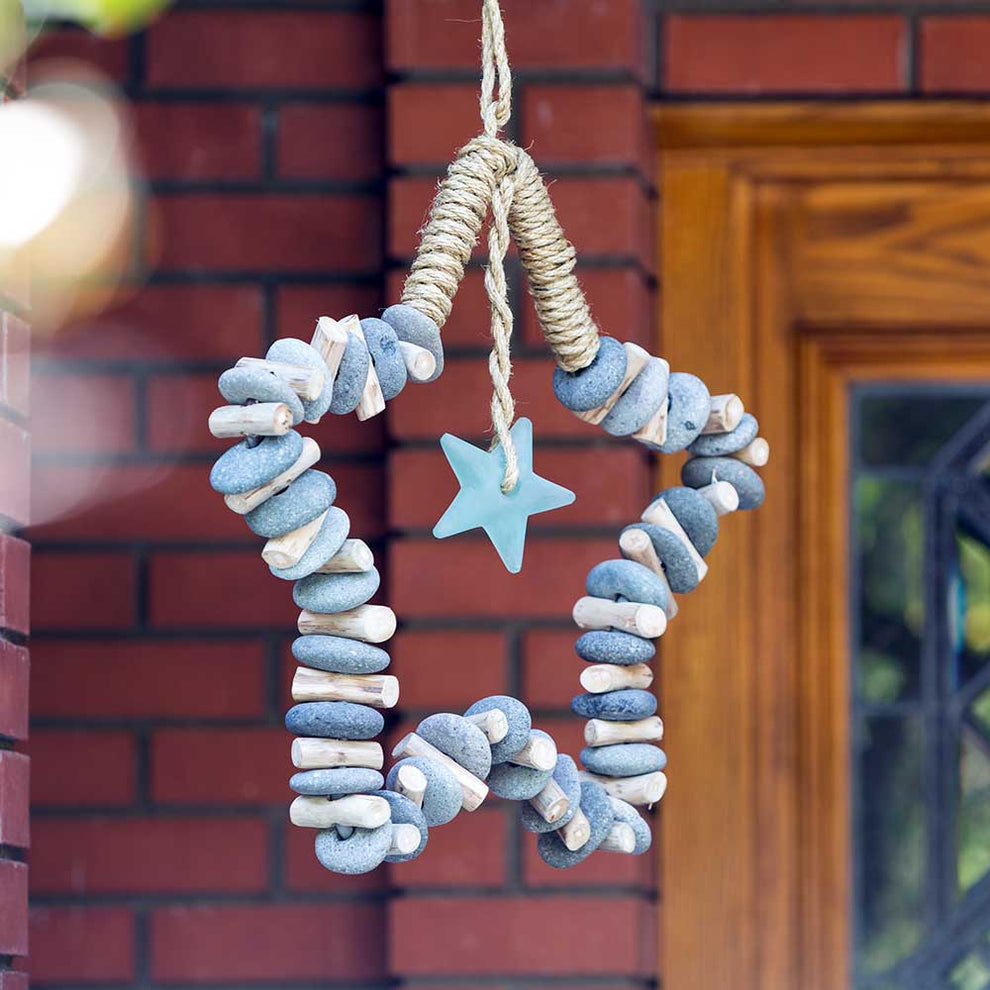 Star Wreath w/ Glass Star Set of 3 By Garden Age Supply | Sculptures | Modishstore - 3