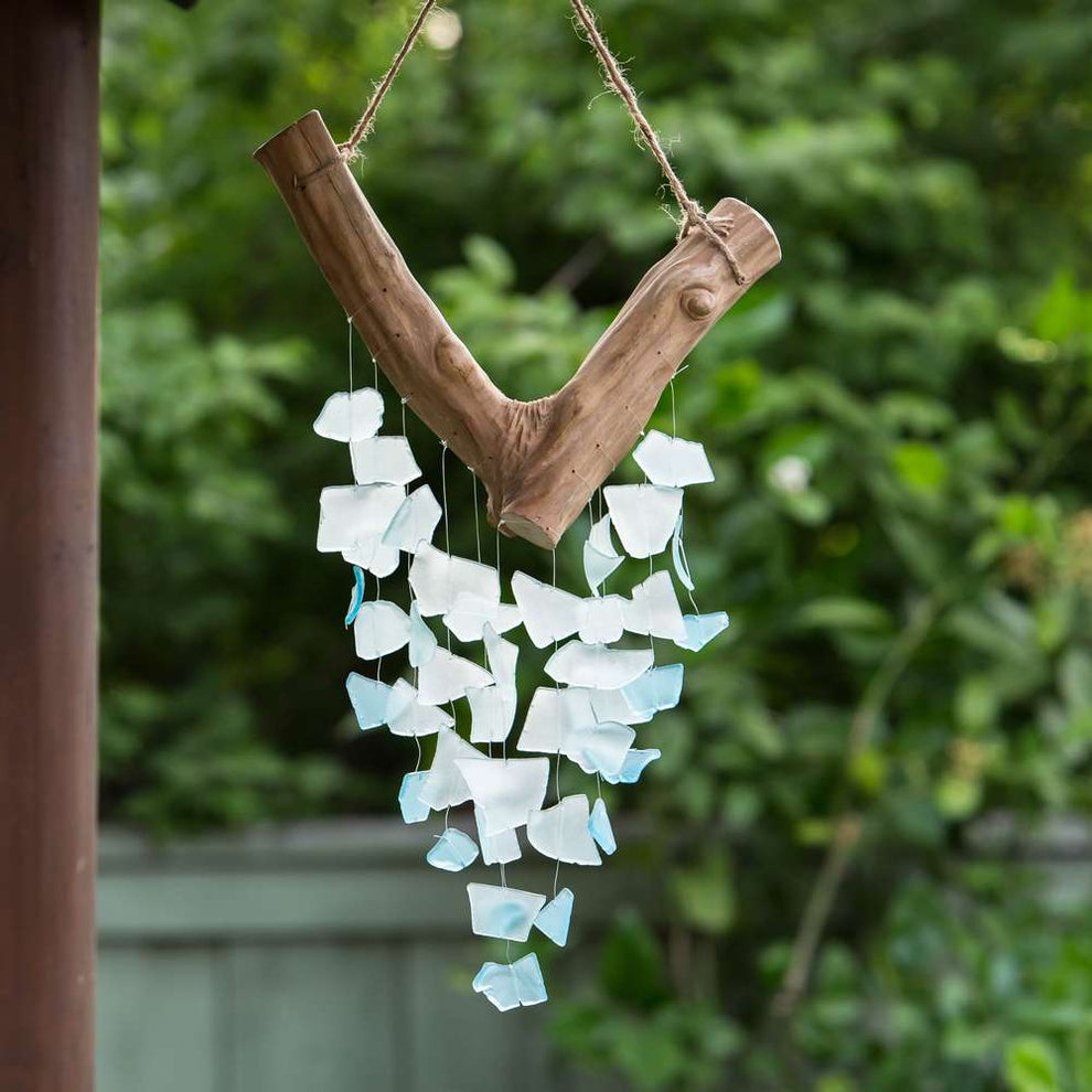 Raindrop Butterfly Mobile - Small - Aqua Set of 4 By Garden Age Supply | Garland & Wreath | Modishstore - 3