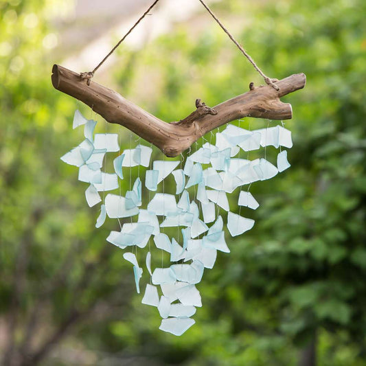 Raindrop Butterfly Mobile - Large - Aqua Set of 4 By Garden Age Supply | Garland & Wreath | Modishstore - 1