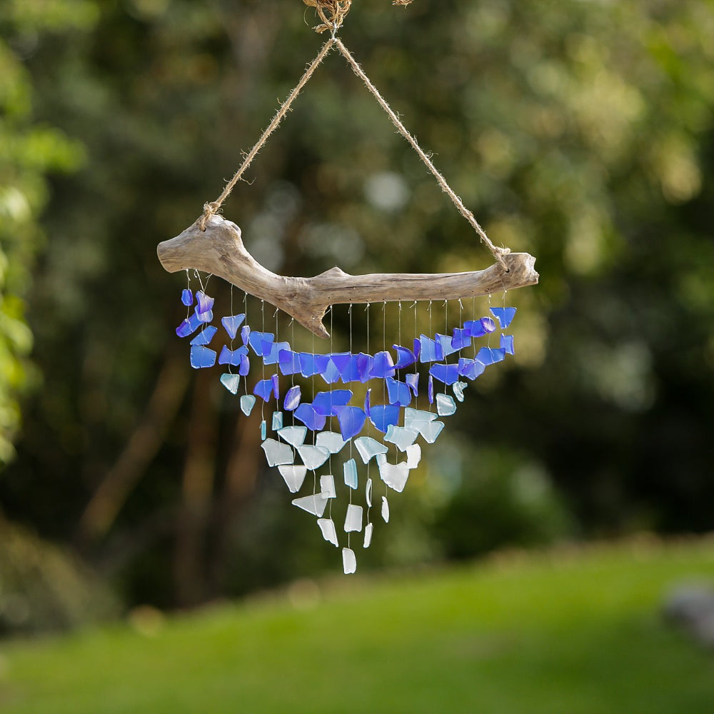 Raindrop Butterfly Mobile - Large - Multicolor Set of 4 By Garden Age Supply