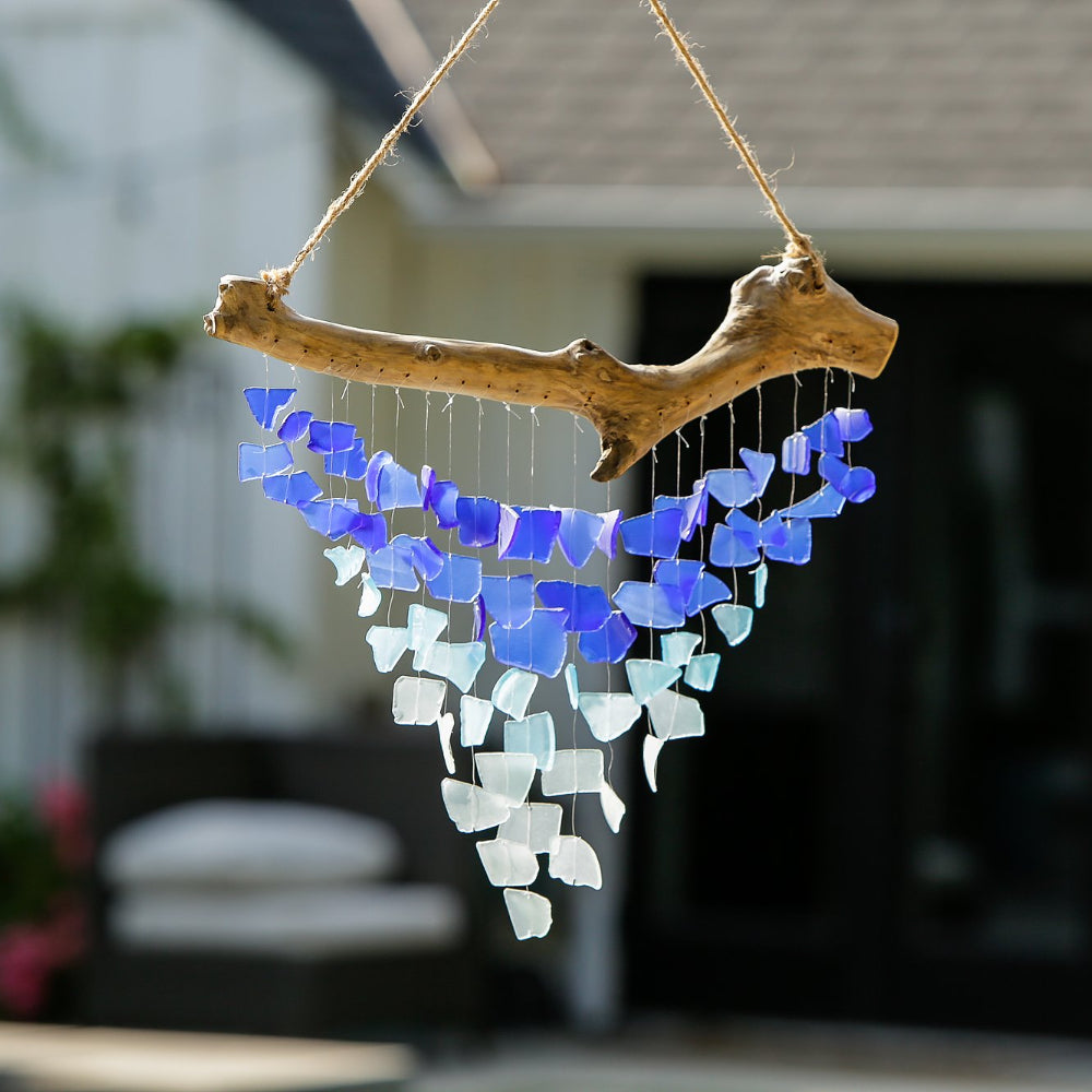 Raindrop Butterfly Mobile - Large - Multicolor Set of 4 By Garden Age Supply | Garland & Wreath | Modishstore - 1