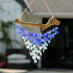 Raindrop Butterfly Mobile - Large - Multicolor Set of 4 By Garden Age Supply