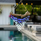 Raindrop Butterfly Mobile - Large - Multicolor Set of 4 By Garden Age Supply